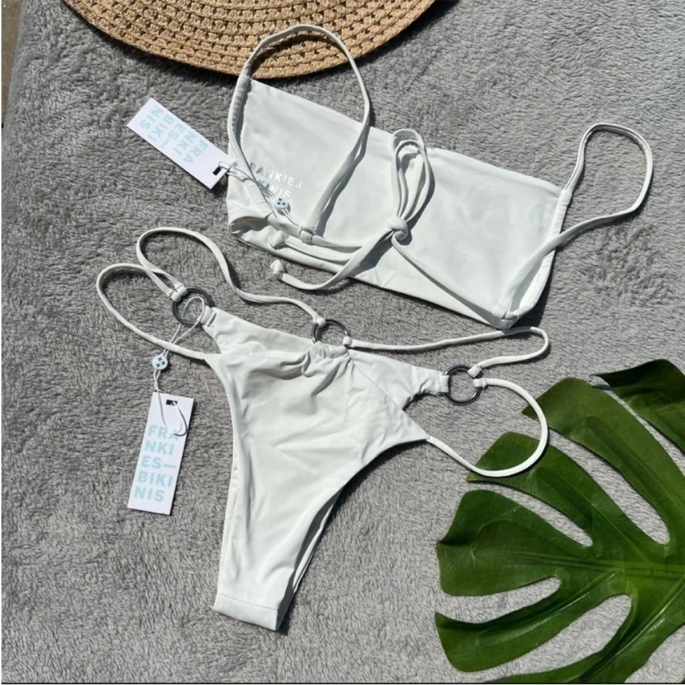 Frankie’s Bikinis Kailyn White Bikini Set